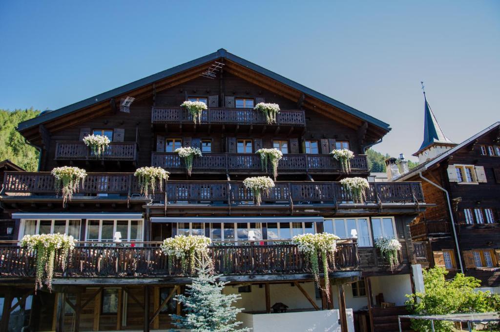 Hotel Le Grand Chalet Favre Saint-Luc Exteriör bild