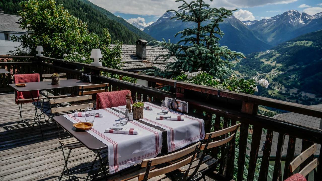 Hotel Le Grand Chalet Favre Saint-Luc Exteriör bild